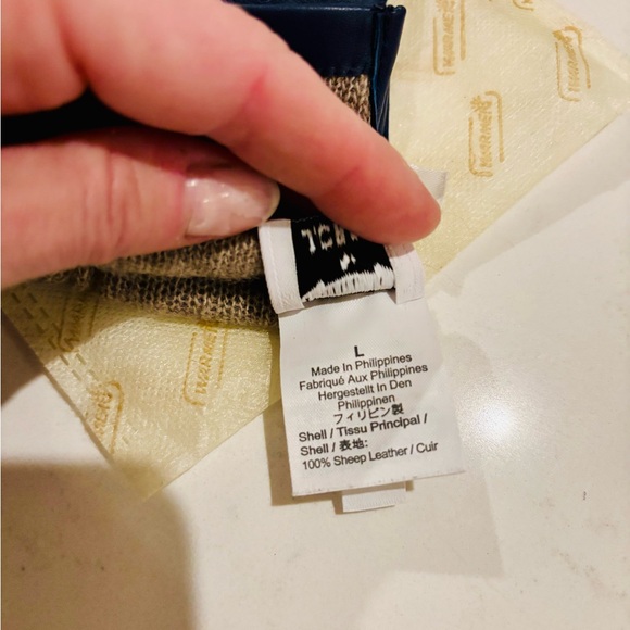 J Crew leather driving gloves- women’s L - Picture 6 of 8